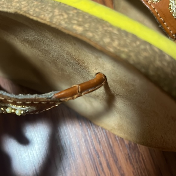 Glam Souls Beaded Embroidered Sandals Size 7 - Picture 14 of 16